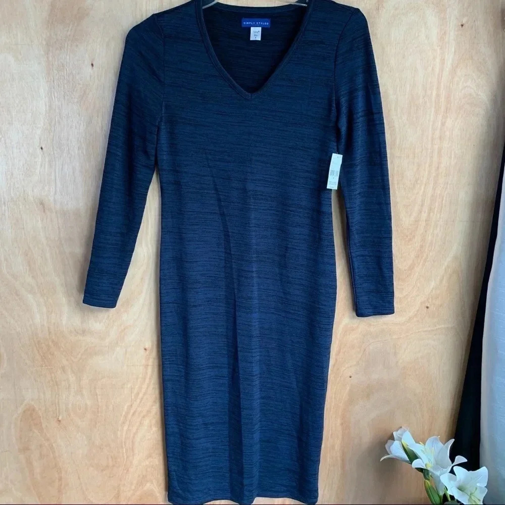 **NEW Simply Styled by Sears Ponte Bodycon Dress